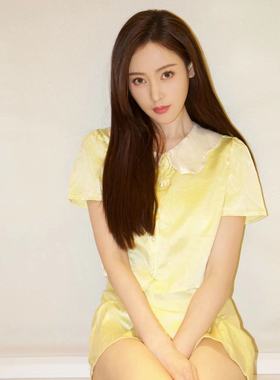 【EHouse】MANITO Doll 家居服短套装 娃娃领休闲 张天爱同款