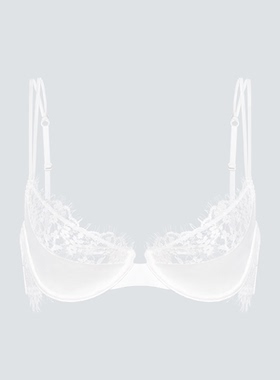 【Ehouse】MANITO Adore 蕾丝薄纱真丝文胸 法式小众高级内衣
