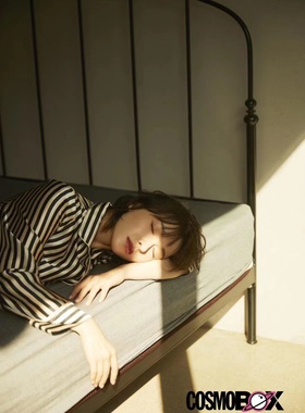 【EHouse】MANITO Stripe真丝睡衣条纹长袖套装 家居服 吴昕同款