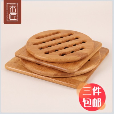 楠竹餐垫锅垫隔热垫防滑盘汤碗