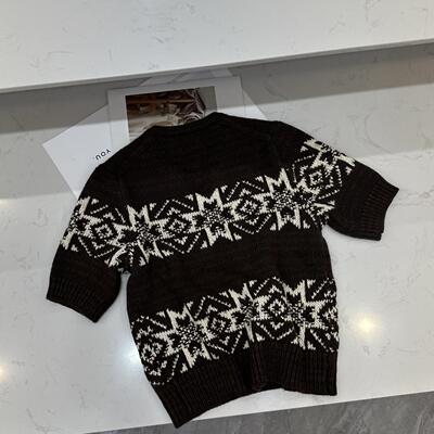 老钱风RL26早春新款复古针织半袖