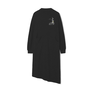 XD0A0015刺绣图案设计中裙微弹裙子连衣裙女12.14冬