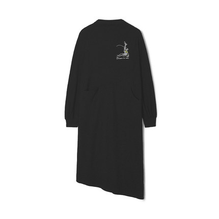 XD0A0015刺绣图案设计中裙微弹裙子连衣裙女12.14冬