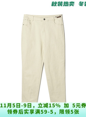 LR0S0021简约风九分裤弹力修身裤子牛仔裤女10.9冬