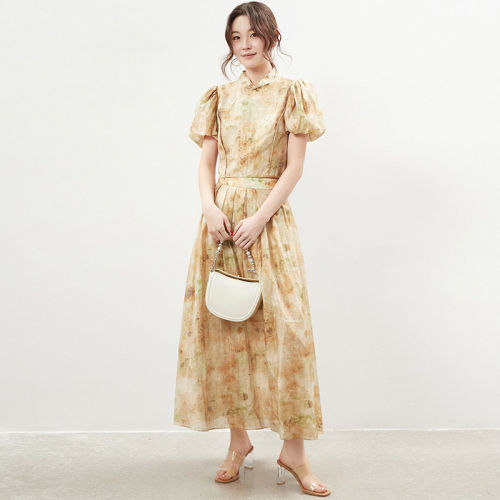 深圳南油NY0U0001印花款上衣+裙子两件套装女4.28夏