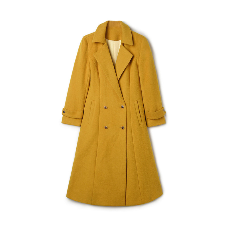 9魅羊毛毛呢长款2025年冬季