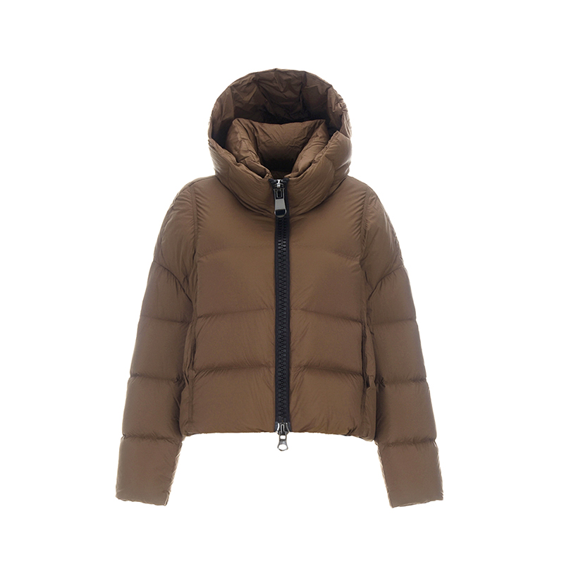 高端RN1B0010小个子连帽面包服鸭绒羽绒服女12.3冬