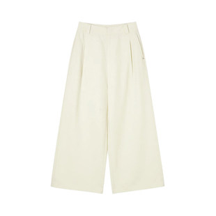 深圳南油NY0P0083高腰遮胯宽长裤 女3.14春 子休闲裤