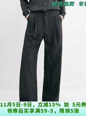 RU0P0010系腰带长裤梨型显瘦裤子休闲裤女10.2秋
