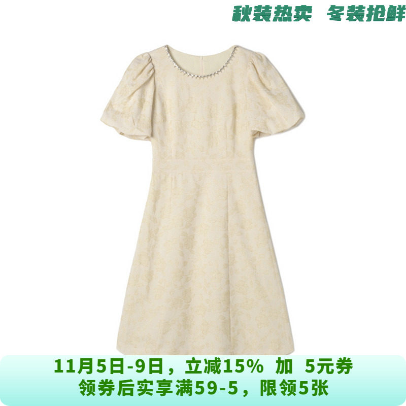 深圳南油NY0A0680装饰水钻设计中裙连衣裙女5.28夏