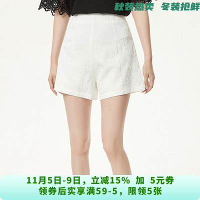 显高显瘦高腰短裤子休闲裤