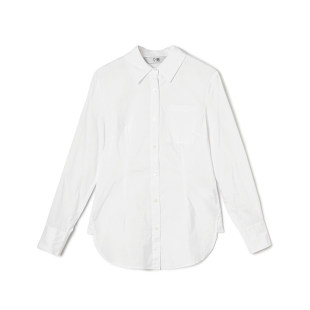 女3.26春 衬衫 WM0D0010日常通勤中长款 上衣微弹长袖