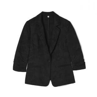 RX0K0005干练气质一粒扣上衣纯色西装 外套女3.19春