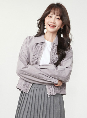 9魅HG0K0012干练气质长袖上衣通勤风纯色外套女1.14春