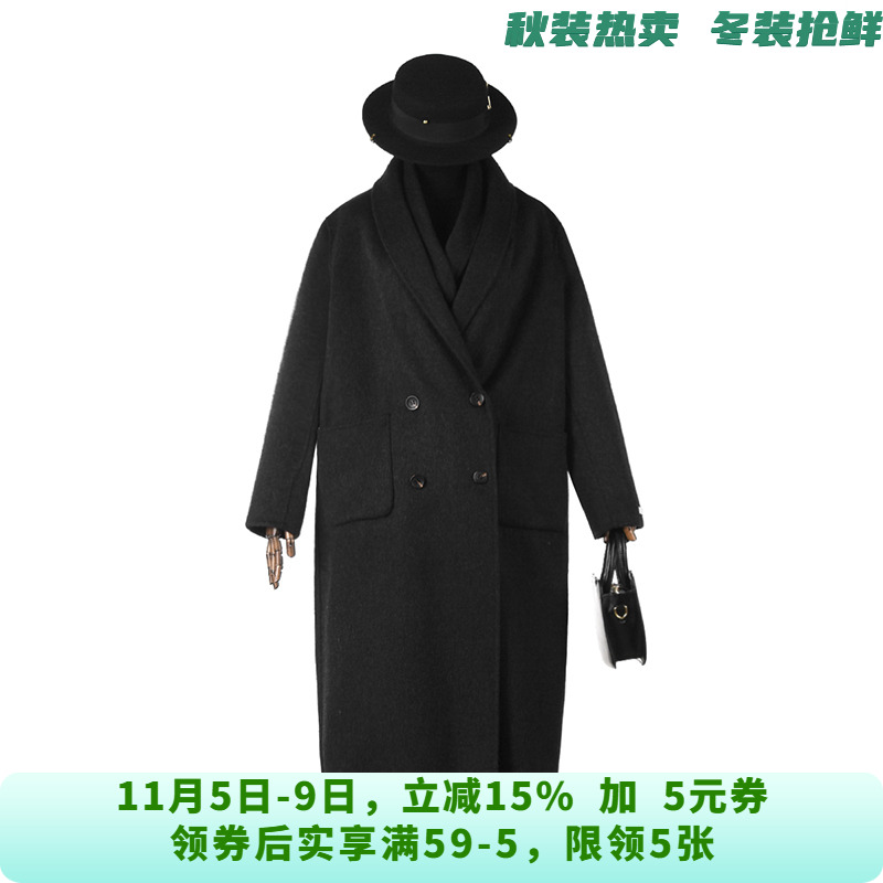 羊毛毛呢长袖常规双排扣