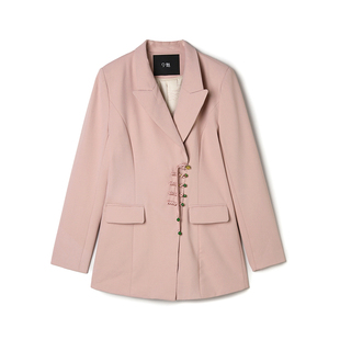 深圳南油NY0K0010职业高级感上衣中长款 外套女12.17春