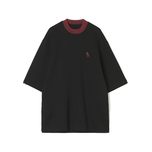 深圳南油CV0C0039拼色圆领上衣长款 T恤女12.19春