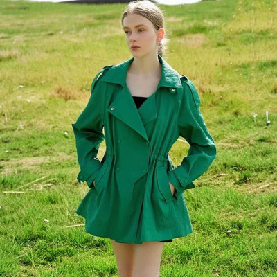 UX0K0001小个子高级感自然中长款短外套女3.31春