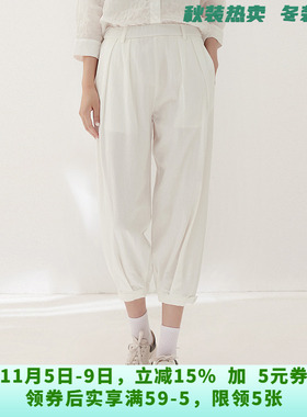 深圳南油NY0P0150棉质束脚九分裤休闲裤女6.16夏