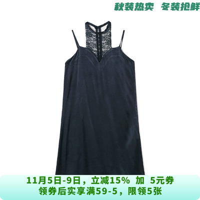 WM0A0002性感蕾丝中裙宽松无袖裙子连衣裙女5.20夏