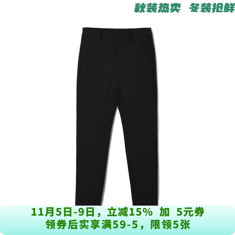 LD0Q0001防寒保暖长裤子微弹白鹅绒羽绒裤女10.29冬