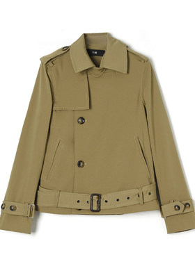 WM0K0003帅气工装风上衣宽松单排扣外套女3.4春