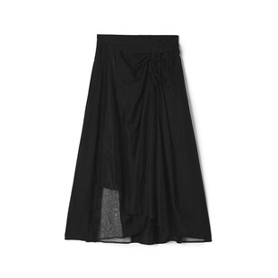 「秋」高端QR0B0002不规则长裙松紧腰半身裙女2.24春