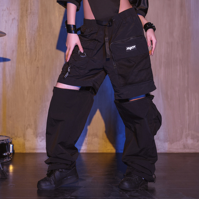 街头休闲多口袋可拆卸长裤