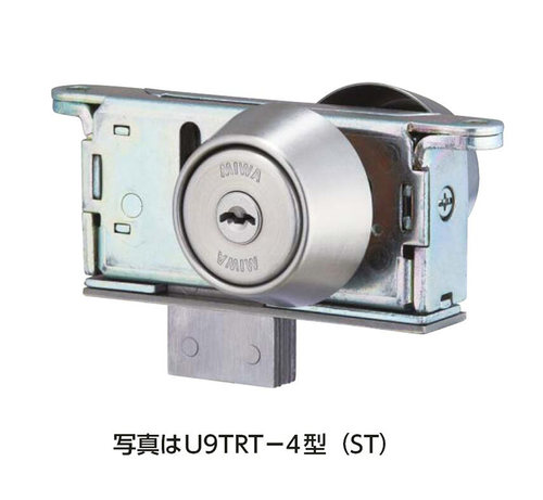 日本MIWA牌有框玻璃门落地锁