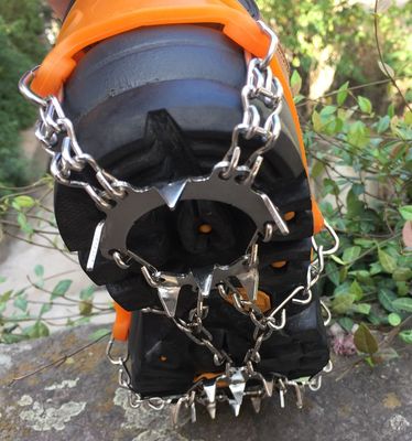 不锈钢防滑攀岩装备登山鞋冰爪