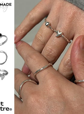 PetitQuatre男女银简约手工饰品