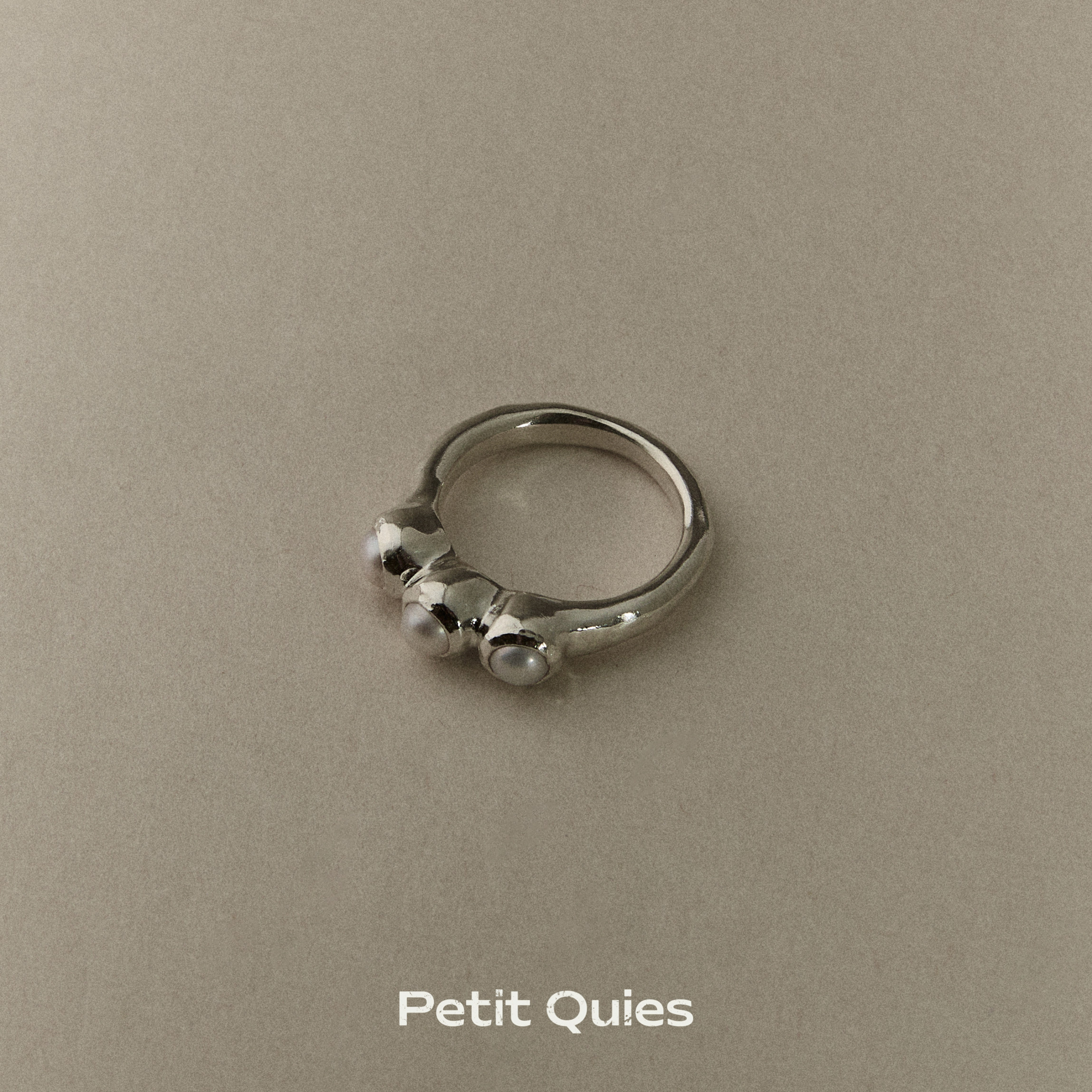 PetitQuies男女银简约重工饰品