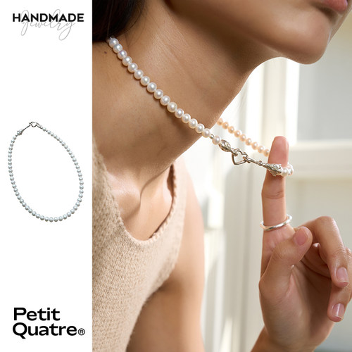 PetitQuatre珍珠银简约手工饰品