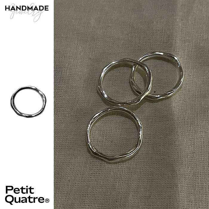 PetitQuatre男女银原创简约饰品