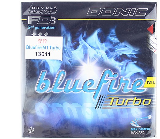 DONIC多尼克 M1 TURBO蓝火M1加强乒乓球反胶套胶12091