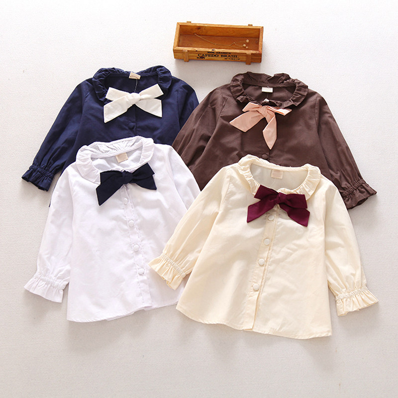 Chemise fille à manche longue - Ref 2086817 Image 1