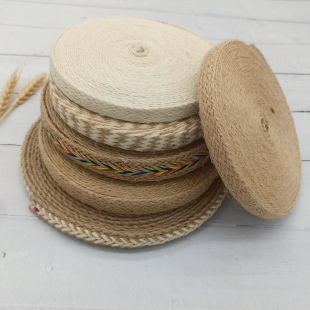 麻绳绳子diy材料扁宽手工编织网格照片墙装饰品麻宽捆绑绳复古风