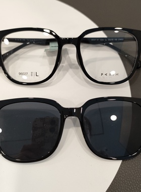 一镜两用磁吸偏光太阳镜女派丽蒙近视墨镜男款镜架韩版眼镜96027