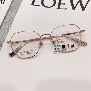 纽约洋基NY6034商务休闲眉线框超轻近视眼镜架 MLB眼镜框配防蓝光
