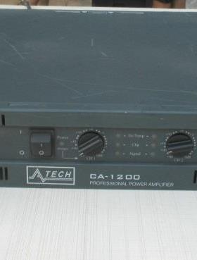 9年老店 ATECH CA-1200 专业舞台功放 二手后级功放 酒吧KTV功放