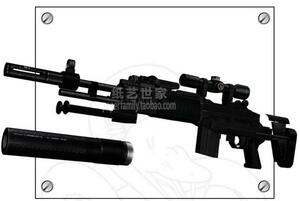 需自制！Mk 14战斗步枪3D纸模型可手持手工道具cosplay潮流70284