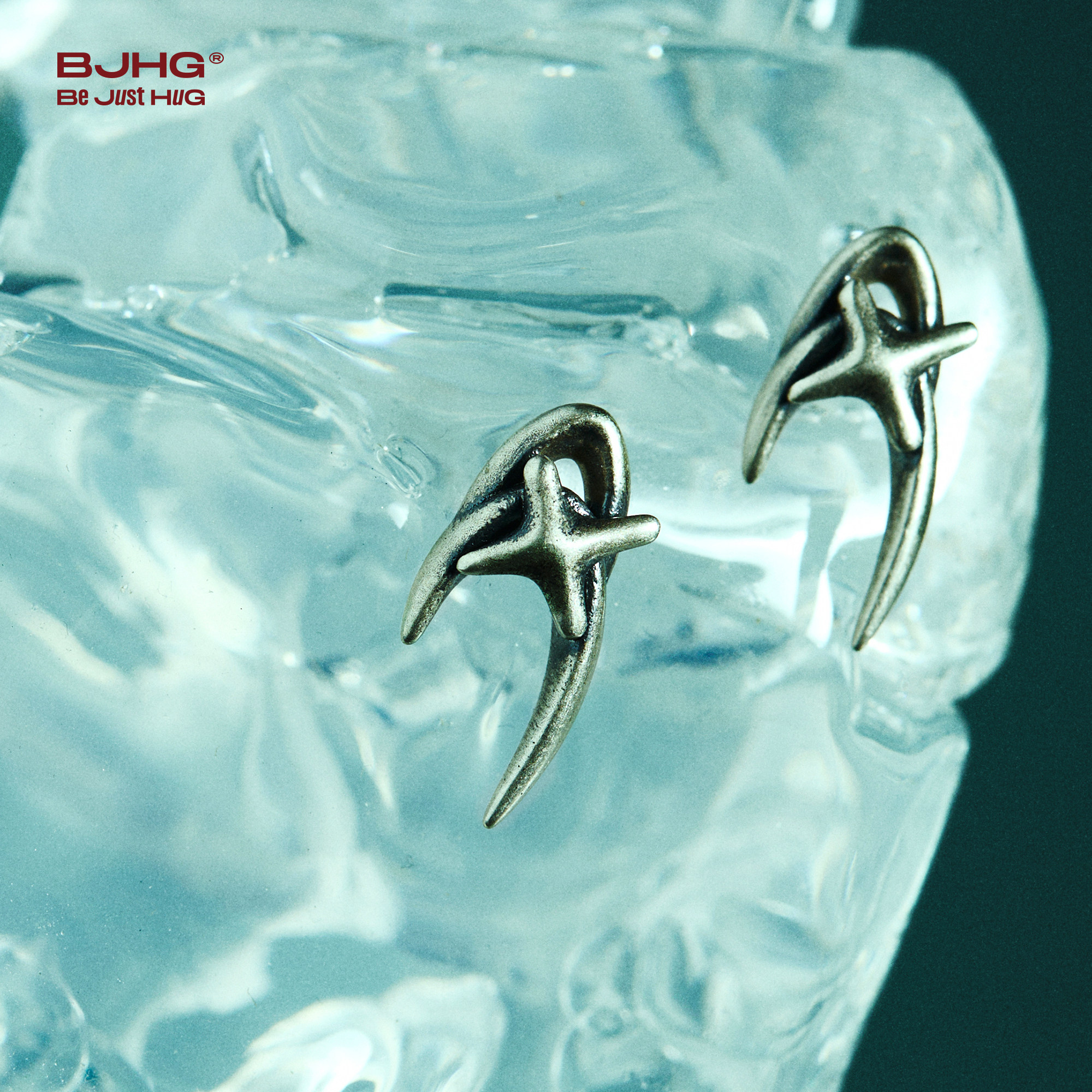 BJHG不计后果潮流百搭耳钉男女款