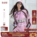 速干打底衫 男t恤春季 骑行卫衣女 BJHG不计后果赛车长袖 朱志鑫同款