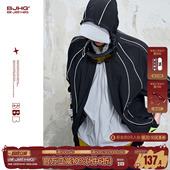 潮牌防晒服防晒外套女 反光连帽防晒衣男秋季 BJHG不计后果 UPF100