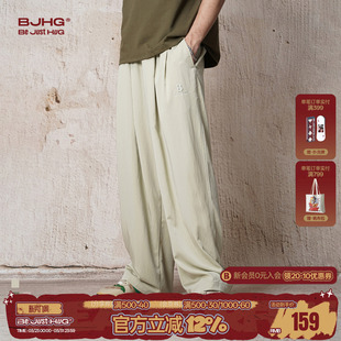 裤 BJHG不计后果垂感宽松休闲裤 运动透气防晒功能男士 春季 子 子男款