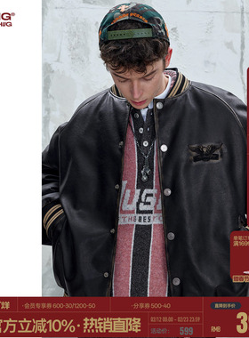 BJHG不计后果90绒水洗皮羽绒服男装冬季外套美式复古棒球羽绒服女