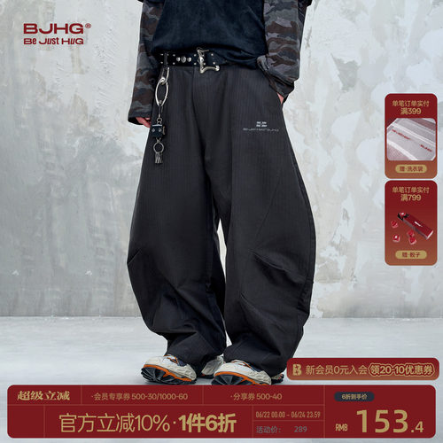 BJHG山系弯刀裤男款机能工装裤