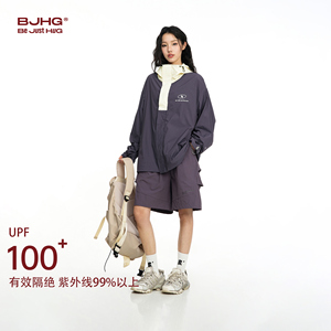 BJHG不计后果 夏季户外山系防晒衣男款UPF100+原纱防晒服情侣外套