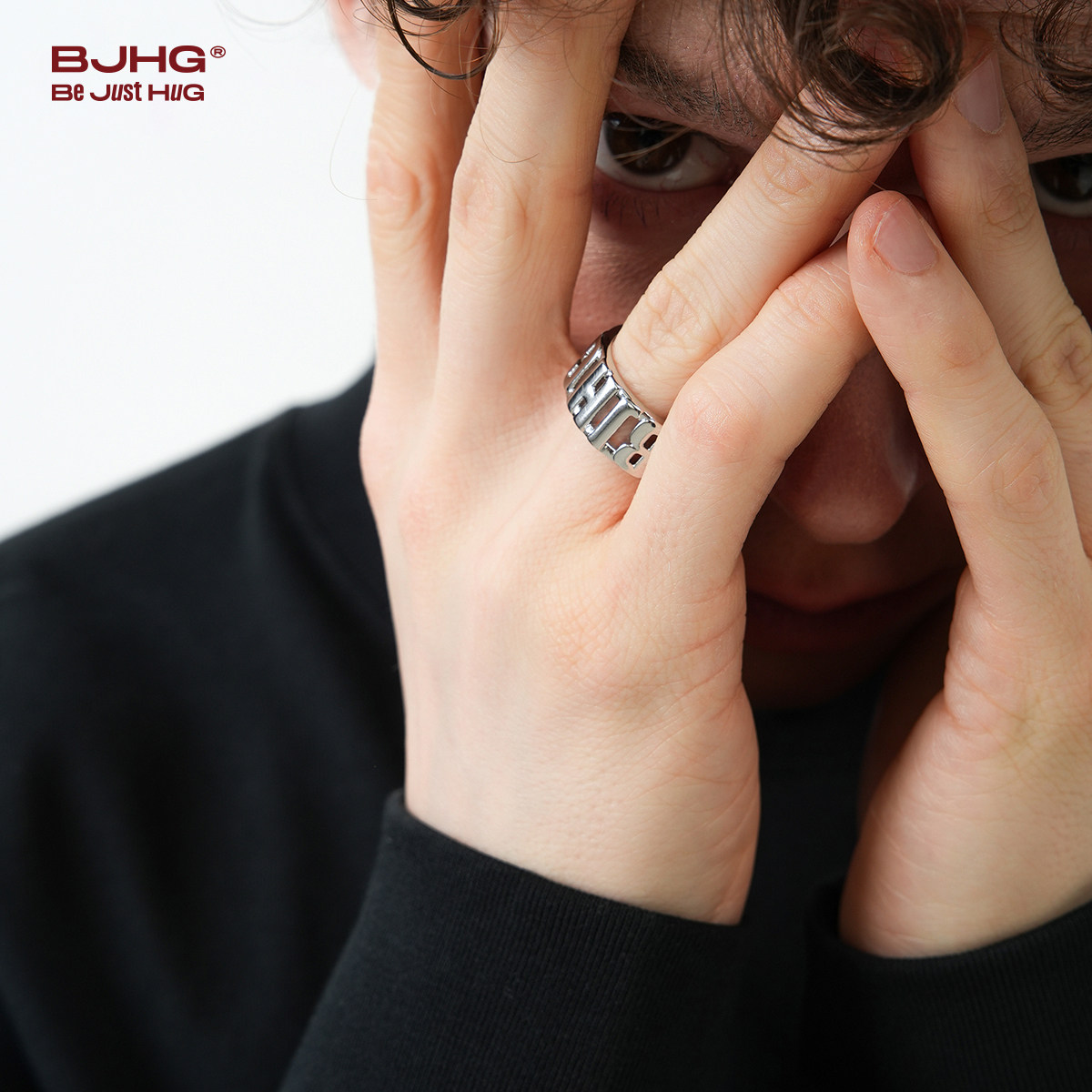 BJHG不计后果ins潮牌嘻哈戒指