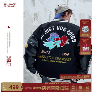 BJHG不计后果美式潮牌棒球羽绒服男款冬季休闲加厚爆款羽绒服外套